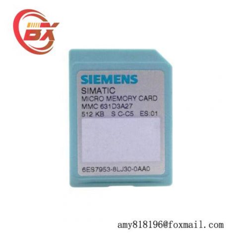 Siemens 6ES7 953-8LJ30-0AA0 Memory Card for Industrial Control Systems