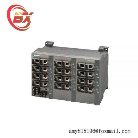 Siemens SCALANCE X224 Industrial Ethernet Switch, 24 Port, Managed, 10/100 Mbps