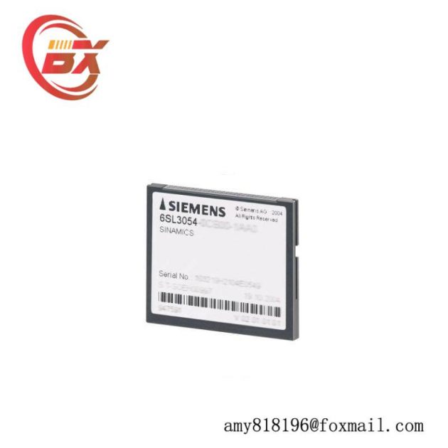Siemens SINAMICS S120 CompactFlash card 6SL3054-0AA01-1AA0: Industrial Control System Module
