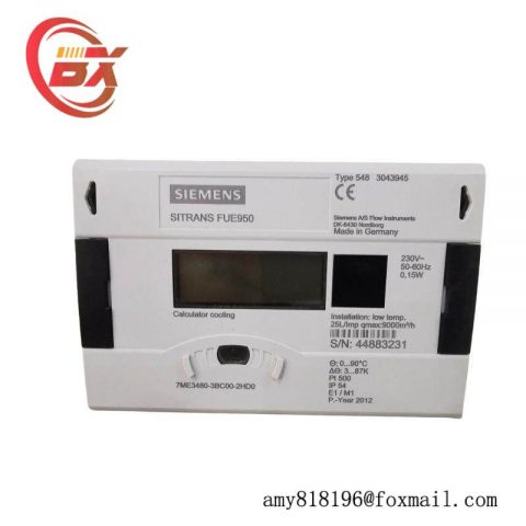 SIEMENS SITRANS FU E950 THERMAL ENERGY Meter, Thermal Energy Measurement System