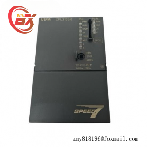 VIPA Modular CPU 315SN/NET - SPEED7 Technology, DC 24V, 1MByte Work Memory, Expandable up to 2MByte