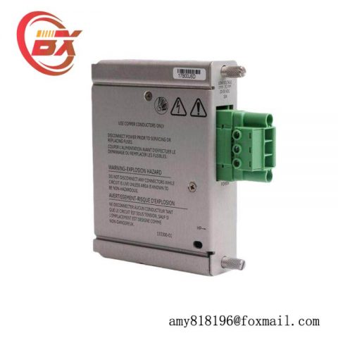 Bently Nevada 3500/01-01: Industrial Control System Software for Rack Configuration