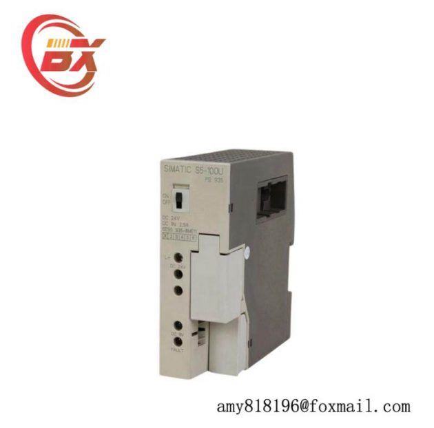 SIEMENS 6ES5935-8ME11: High-Performance Power Supply Module for Industrial Automation