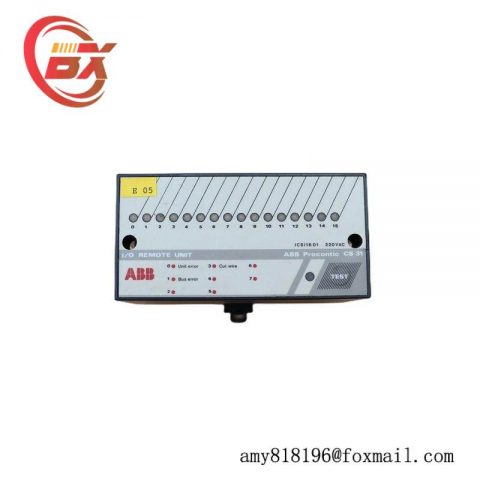ABB ICSI16D1 Industrial I/O Remote Unit for Procontic System, Compact & High Performance Control Solutions