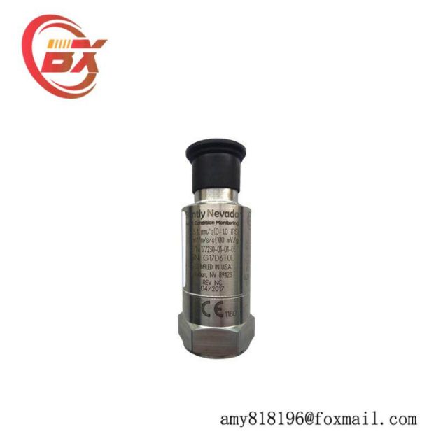 Bently Nevada 177230-02 Seismic Transmitter - Precise Vibration Monitoring for Industrial Control
