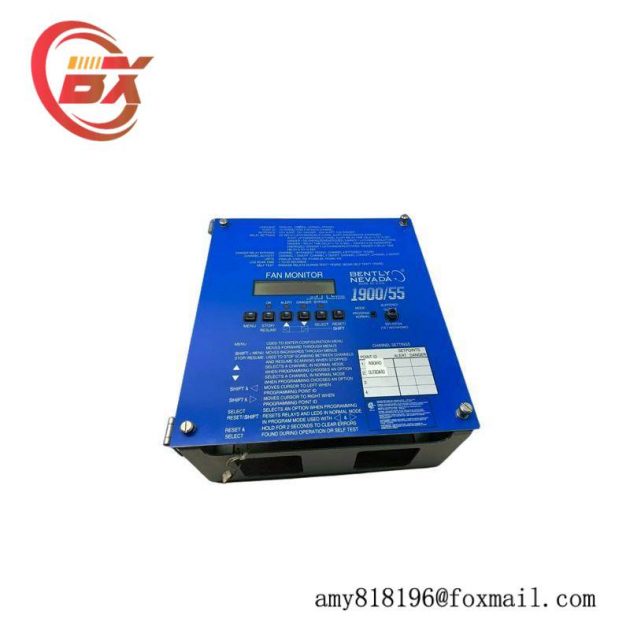 Bently Nevada 1900/55 Fan Monitor - Precision Monitoring for Industrial Applications