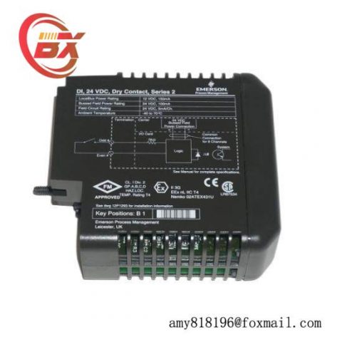 EMERSON KJ3201X1-BA1 | Discrete Input Card