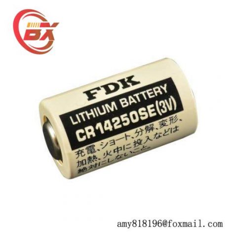 FDK CR14250SE 3V Stack Lithium Battery, Designed for Industrial Control Applications