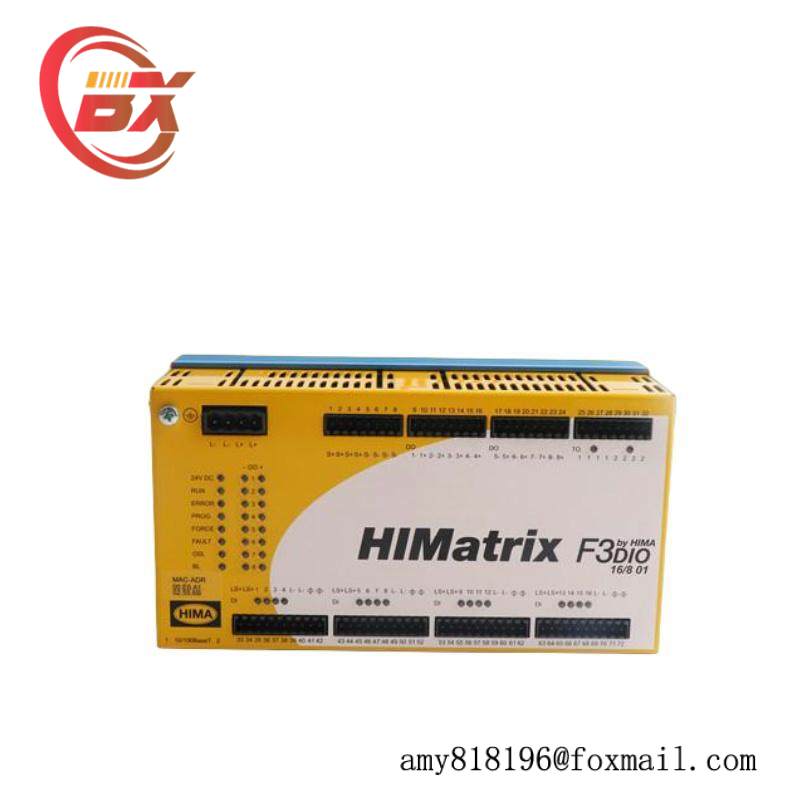 HIMA HIMATRIX F3D/O16/801 F3 D/O 16/8 01 Digital I/O Module, Germany-made Industrial Control Solution