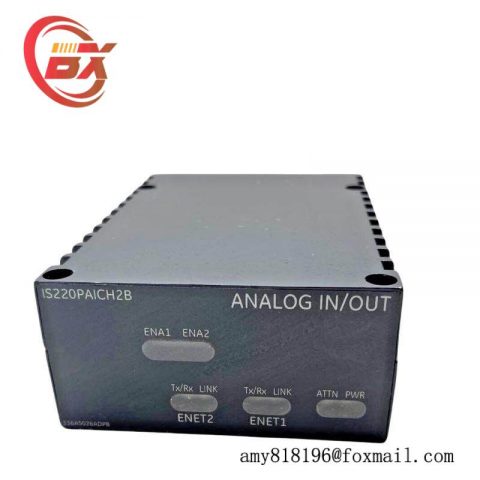 GE IS220PAICH2B: Industrial Analog Input/Output Module with 200mA Current Loop