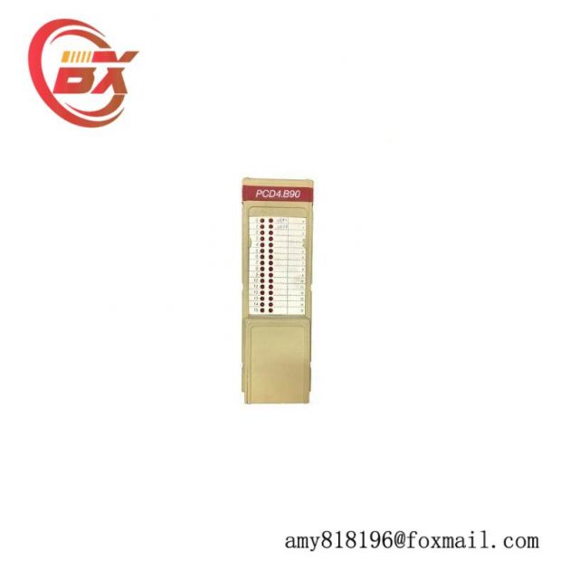 SAIA PCD4.B900 I/O Module: 32 Point, 16 Input, 16 Output, 24V DC, Advanced Industrial Control