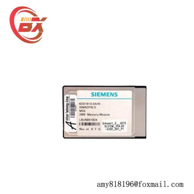 Siemens 6DD1610-0AH0 SIMADYN D Memory Submodule for Industrial Automation Systems