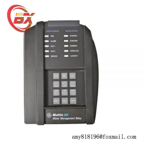 GE 369-HI-R-M-0-0: Advanced Motor Management Digital Relay, Combining Efficiency & Reliability