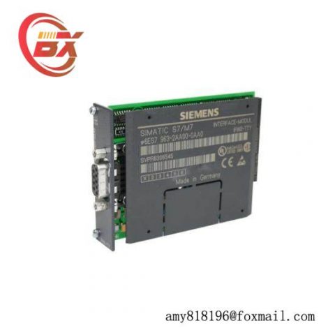 Siemens 6ES7963-2AA00-0AA0: Advanced Industrial Control System Module