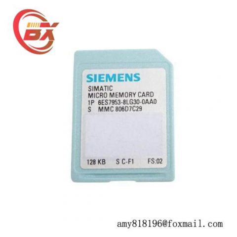 Siemens 6ES7 953-8LG30 Micro Memory Card for Industrial Control Systems