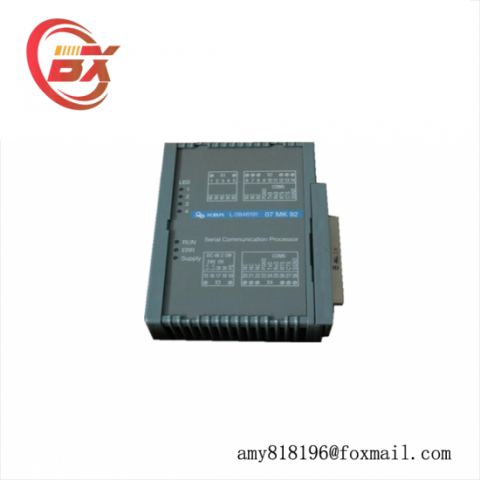 ABB 07MK92 GJR5253300R3161 Serial Communications Processor - Advanced Control Module for Industrial Automation