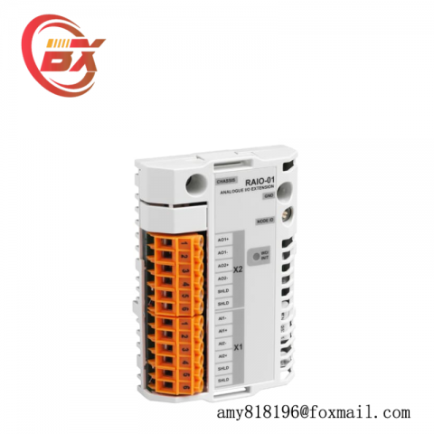 ABB RAIO-01 64606841: Analog I/O Expansion PCB for Industrial Control Systems