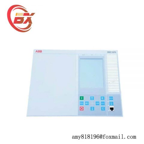 ABB REC670 1MRK000008-NB: Advanced Bay Control Display, Designed for Industrial Automation