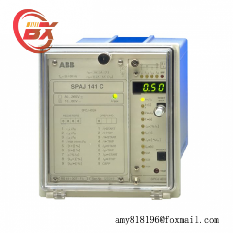 ABB SPAJ 141C RS611007-AA: High-Sensitivity Earth Fault Relay