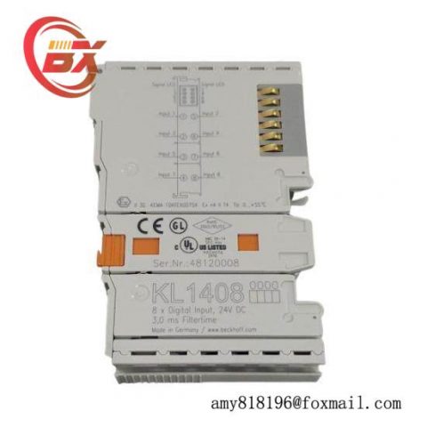 Beckhoff KL1408 Digital Input Terminal - High Precision & Reliable Input Module for Automation Applications