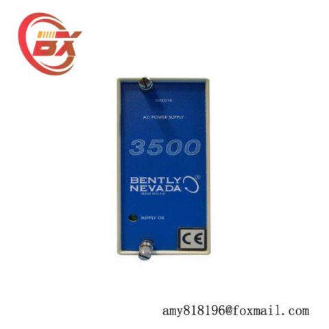 Bently Nevada 3500/15E - High-Power AC Supply Module for Industrial Control Systems