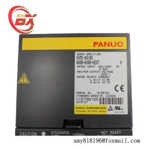 Fanuc A06B-6096-H207 | High-Power GE Servo Module