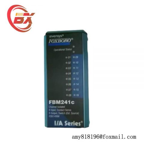 Foxboro FBM207C P0917GY: Channel Isolated Contact Sense Module