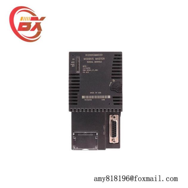 GE IC200CMM020: Modbus Master Module, Advanced Industrial Control Solutions