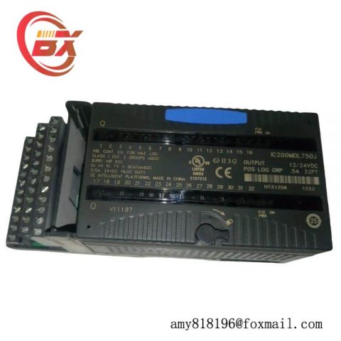 GE IC200MDL750J: Advanced VersaMax Output Module for Industrial Automation
