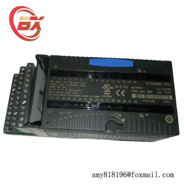 GE IC200MDL750J: Advanced VersaMax Output Module for Industrial Automation