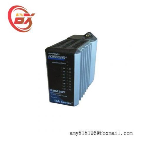 Invensys Foxboro FBM207C P0917GY Input Module: Precision Control for Industrial Automation