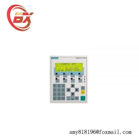 SIEMENS 6AV3607-1JC00-0AX1: High-Performance Operator Panel OP7/PP LC Display