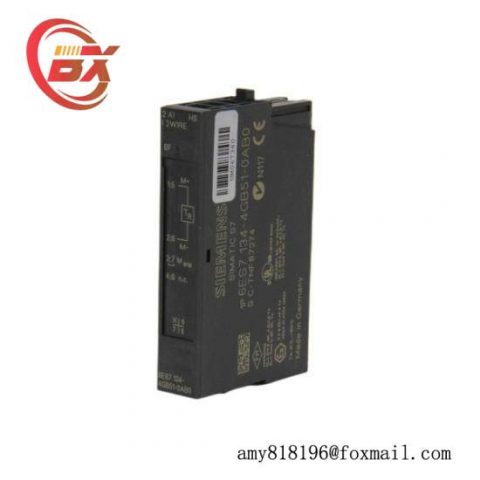 SIEMENS 6ES7134-4FB51-0AB0 Analog Input Module - 2AI High Speed, Industrial Automation Solution