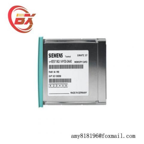 SIEMENS 6ES7952-1AH00-0AA0: RAM Memory Card for Industrial Control, Advanced Computing Capabilities