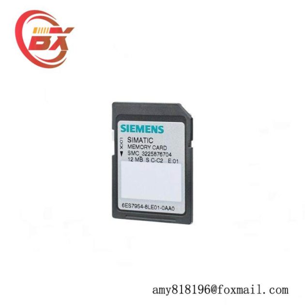 SIEMENS SIMATIC S7 Memory Card 6ES7954-8LC03-0AA0 for Industrial Automation