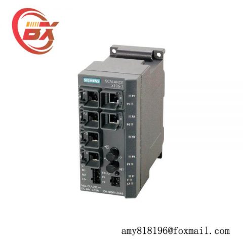 SIEMENS Scalance 6GK5106-1BB00-2AA3 Industrial Ethernet Switch, Compact & Reliable Network Solution