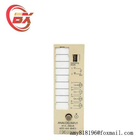 SIEMENS SIMATIC S5 464 Analog Input Module, 6ES5464-8ME11 - Precision Control Solution for Industrial Automation