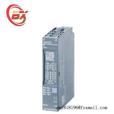 Siemens 6ES7134-6JD00-0CA1: High-Feature Analog Input Module for Industrial Control Systems