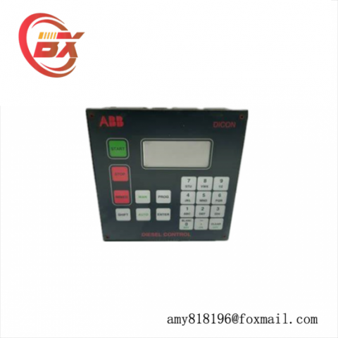 ABB CMA112 Diesel Control Display Panel - Engine Management System