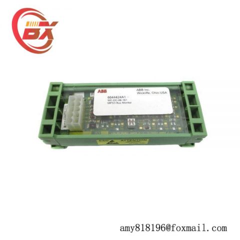 ABB WE-DC-06-161 6644424A1: High-Precision Voltage Bus Monitor Assembly