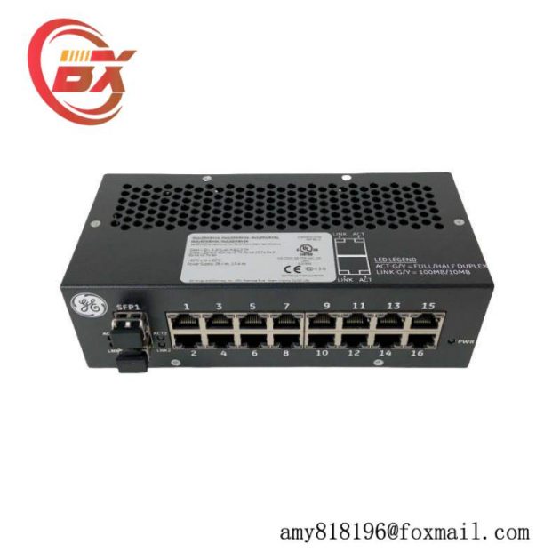 GE IS420ESWBH2A - Industrial Ethernet Switch for Mark VIe System