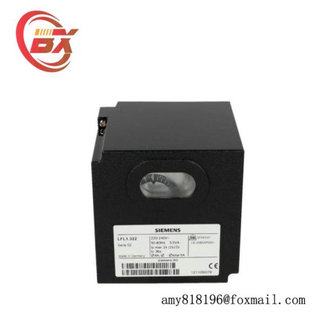SIEMENS LFL1.322 - Gas Burner Control Module, Advanced Industrial Automation