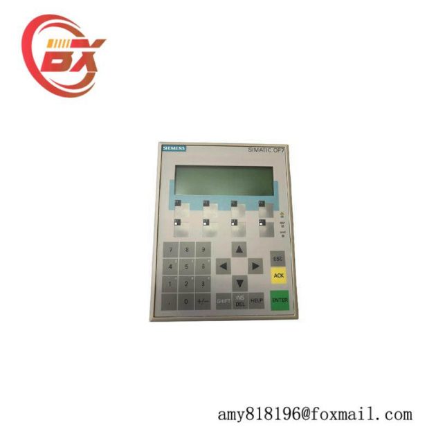 SIEMENS 6AV3607-1JC20-0AX1 Operator Interface, Advanced Control Solution