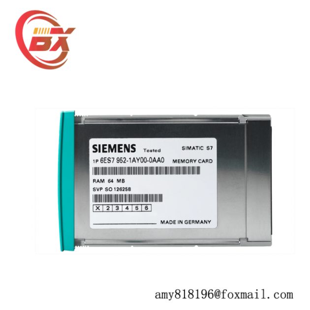 Siemens 6ES7952-1AK00-0AA0 RAM Memory Card for S7-400