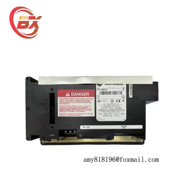 Allen-Bradley 2711-K6C16 PanelView 600 Color Keypad RS-232 (DF1) RS-232 Print AC