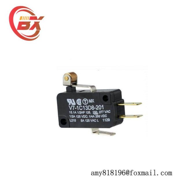 Honeywell V7-1C13D8-201 SPDT Roller Lever Microswitch 15 A, V7 Series