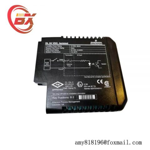 Emerson KJ3001X1-BA1 PLC, Industrial Control System